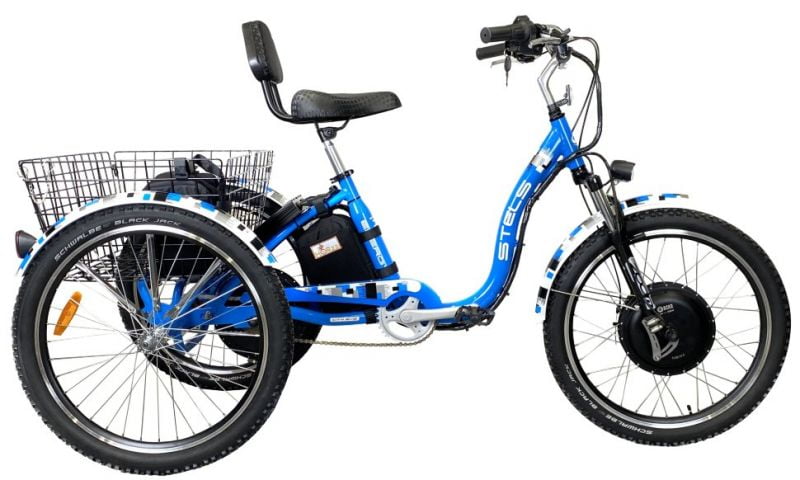 Электровелосипед трехколесный Horza Stels Trike 24 2000W 48V/30Ah полный привод